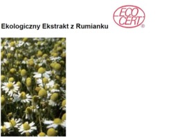 CHAMOMILE ECO - RUMIANEK (ekstrakt ekologiczny)