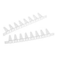 Probówki PCR Strips 0,1 mL bez wieczka, cienkościenna 10 op. x 12 pasków 8 probówek w pasku