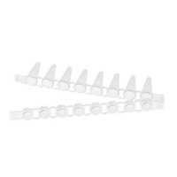 Probówki PCR Strips 0,1 mL z Cap Strips, zaokrąglone, 10 op. x 12 pasków 8 probówek w pasku