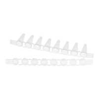 Probówki PCR Strips 0,1 mL z Cap Strips, płaskie, 10 op. x 12 pasków 8 probówek w pasku
