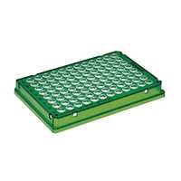 Płytki twin.tec PCR 96 zielone (dołki bezbarwne) typu skirted, 25 szt.